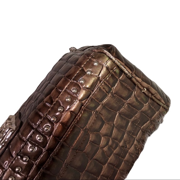 Kathy Van Zealand Large Duffle Style Weekender Shoulder Purse Satchel Bag - Picture 13 of 16